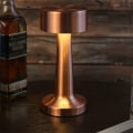 Miniatyrbillede 2 af 5: Dæmpbar bordlampe, genopladelig trådløs bordlampe med berøringssensor, 3 niveauer lysstyrke, 3w LED natlampe til sengeborde, kaffeborde