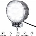 Miniatyrbillede 2 af 5: Pakke med 4 stk. 27W LED-arbejdslys Runde arbejdslys Offroad-projektør Flomlys Projektør Flomlys Arbejdslys til ATV SUV ATV Traktor Have 175