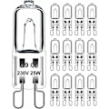 Miniatyrbillede 1 af 5: G9 pære 25W 230V dæmpbar varm hvid, G9 halogenpære 300°C tolerance, G9 ovn pære til mikrobølgeovn komfur loftslamper, Pa