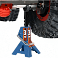 Miniatyrbilde 5 av 5: 3 Ton Stige Modell Aksel Stativ Løfte Sperre Heavy Duty Rack Kjøretøy Gulv for TRX4 D90 CC01 RC Blå