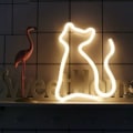 Miniatyrbillede 4 af 5: Neon kattelys Kat Neon Lights Skilt Væglampe Soveværelse Indretning Batteri og USB-drevet Neonlys Varmt hvidt Neon Skilte Kattelamper Lys til B