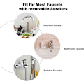 Miniatyrbilde 4 av 4: Hånddusj for baderomsvask, universell dusjhode, teleskoprør, perfekt for å vaske hår eller rengjøre vask og bidet
