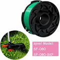 Miniatyrbillede 5 af 5: SF-080 Udskiftningsspole til Black and Decker GH3000 LST540 LST540B GH3000R SF-080-BKP Auto Feed Spole 20ft 0,080 tommer Enkeltlinjesnor