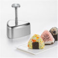 Miniatyrbild 5 av 5: Onigiri-form, risbollform i rostfritt stål, klassisk triangulär Musubi-form för lunchlåda och Ho