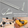 Miniatyrbild 4 av 5: Spår Miter Spår, 2 st T-spår Miter Spår, Aluminium T-spår, T Aluminiumlegering, Aluminiumlegering T-spår, T-spårskena, T-spår Miter Spår, T
