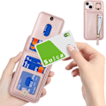 Miniatyrbild 4 av 5: iPhone 13 Läderfodral - Roséguld