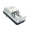 4x Batteriladdare - AA, AAA & 9V Batterier Silver