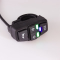 Miniatyrbilde 2 av 5: Ebike+ Lysbryter og roterende lysbryter Intelligent elektrisk sykkel DIY-tilbehør, 36V