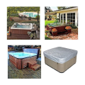 Miniatyrbild 2 av 5: Fyrkantig poolskydd solskydd för pool, solskydd för pool för utomhus utomhus spa badkar spa-skydd UV-beständig C