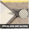 Miniatyrbillede 3 af 5: Maskinvaskbar skridsikker bademåtte, ultra blød fortykket absorberende brusebadsmåtte mikrofiber badeværelsesdekoration, blåㄛ50x80cm
