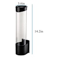 Miniatyrbild 2 av 4: Vattenkoppdispenser väggmonterad plast drickare papperskopp plastkoppseparator koppdispenser automatisk koppdroppe