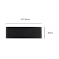 Miniatyrbillede 4 af 5: Indendørs væglampe LED sort 31CM varm hvid væglampe 20W 3000K moderne til soveværelse stue trappe korridor badeværelse