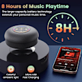 Miniatyrbild 2 av 5: Stor Sugkopp Vattentät Bluetooth-högtalare LED-ljus Vattentät Badrums Bluetooth-högtalare (Svart)