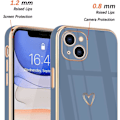 Miniatyrbild 4 av 5: iPhone 13 Skal med Sött Skydd, Blå