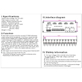 Miniatyrbild 5 av 5: Ny 12CH LED DMX512 Dekoder DC12V-24V 12 Kanaler 4 Grupper DMX Dekoder DMX512 Dimmer 3P RJ45 Manuell Styrenhet Vred