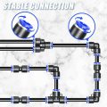 Miniatyrbilde 5 av 5: 6 stk Coude 16mm rør OD Push til å koble rør Raccords Push Lock (PV4)
