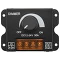 Regulator DC 12-24V 30A/Ingen strobe med dreiebryter LED-lysdimmer