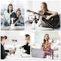 Miniatyrbild 5 av 5: Automatisk Spårning Telefonhållare, Automatisk Ansiktsspårning Stativ, Portabel Allt-i-ett Smart Selfie Stick 360 Rotation Snabb Ansikts- & Objektspårning Kameraman Robo
