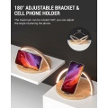 Miniatyrbillede 3 af 5: Trådløs oplader-sengelampe, touch-bordlampe, LED-nattelys med induktionsoplader, dæmpbar touch-nattelys med 3 lysstyrkeniveauer