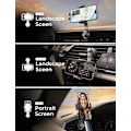 Miniatyrbild 5 av 5: Mobilhållare för Bil - 360° Rotation, Blockerar Aldrig Luftventilen, Passar iPhone 12-16 Pro Max & Samsung Galaxy
