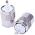 Miniatyrbild 2 av 5: 10 st Uhf-hane PL259 lödplugg Rg8 Rg213-kabel Lmr400 7D-Fb silver