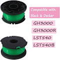 Miniatyrbillede 4 af 5: SF-080 Udskiftningsspole til Black and Decker GH3000 LST540 LST540B GH3000R SF-080-BKP Auto Feed Spole 20ft 0,080 tommer Enkeltlinjesnor