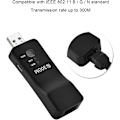 Miniatyrbild 4 av 5: USB WiFi Repeater - Trådbunden/Trådlös AP för Smart TV - Högeffekts Hotspot-förlängare