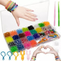 Miniatyrbillede 1 af 7: Loom Bands Kit - 1500 stk i 23 farver Multicolor