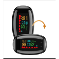 Miniatyrbild 3 av 6: Oximeter / Pulsmätare med OLED display Svart