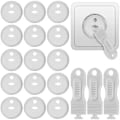 Pikkukuva 1 / 3: 15st Petskydd till vägguttag White one size