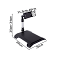 Miniatyrbillede 6 af 6: iPad og mobilholder 2i1 Black