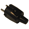 Miniatyrbilde 2 av 2: PVC Stickpropp med brytskydd Jordad - 16A Black