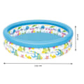 Miniatyrbild 2 av 2: Uppblåsbar pool - 140L - Bestway - 122cm/25cm multifärg
