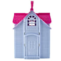 Miniatyrbillede 5 af 11: Vikbart Dockhus Med Tillbehör Multicolor