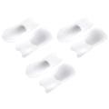 Miniatyrbillede 4 af 5: 2st stöd för Hallux  kil / Tåseparator White
