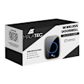 Miniatyrbillede 4 af 11: Sort Malatec dørklokke med 60 polyfoniske lydsignaler Black