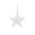Miniatyrbillede 3 af 9: Lyssnor - Lysgardin med stjerner - 136 LED - 2,5 meter White
