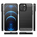 Miniatyrbillede 2 af 2: iPhone 13 Pro Max Shell Rubber i kulfiber design Black