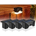 Miniatyrbild 7 av 11: 4-pack Solcellsdrivna LED-lampor Svart