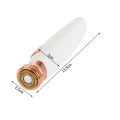 Miniatyrbilde 3 av 4: Epilator / Rakapparat för Ansikte och kropp White