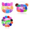 Pikkukuva 7 / 9: Loom Bands Kit - 600 kpl eri värejä ja useita lisävarusteita MultiColor Katt