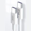 Miniatyrbilde 2 av 3: XO Ladekabel - PD 60w - USB-C / USB-C - 1m - Android og iPhone White
