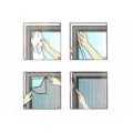 Miniatyrbilde 3 av 7: Myggnett for vinduer opptil 130x150 cm White