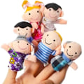 Pikkukuva 1 / 6: Set med 6 Fingerdockor  Famlij Tema Multicolor
