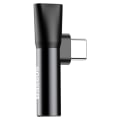 Pikkukuva 3 / 9: Baseus-sovitin USB-C 3,5 mm ja lataus Black