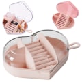 Pikkukuva 1 / 5: Smyckeskrin med transparant lock, perfekt för resor Multicolor