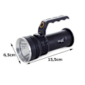 Miniatyrbillede 3 af 3: Militær lommelygte - Søgelygte - CREE XP-E LED - Luftfartøj Aluminium Black