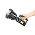 Miniatyrbillede 11 af 11: LED lommelygte med stativ og Powerbank Black
