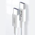 Miniatyrbilde 2 av 3: XO Ladekabel - PD 60w - USB-C / USB-C - 2m - Android og iPhone White