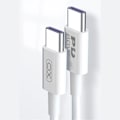 Miniatyrbillede 2 af 3: XO Ladekabel - PD 60w - USB-C / USB-C - 2m - Android og iPhone White